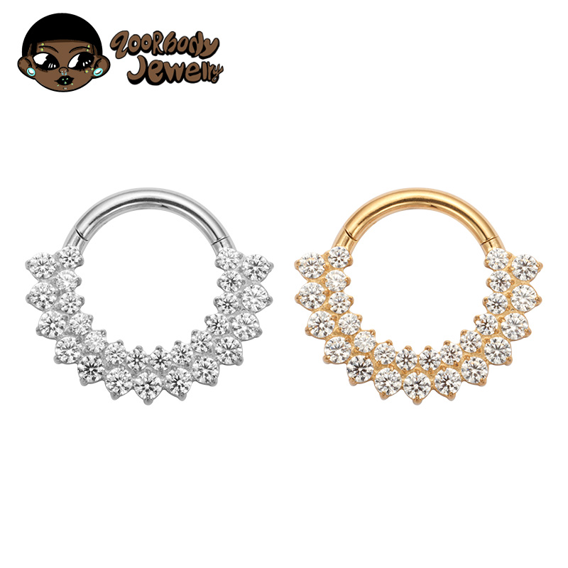 Septum Clicker Ring - ASTM F136 Titanium Clicker Septum Nose