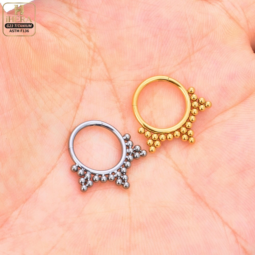 ASTM F136 Titanium Luxury CZ I - Body Jewelry For You 评论和价格