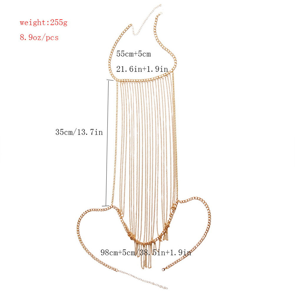 Women Body Chain Multi-Layer T - Body Jewelry High End 评论和价格