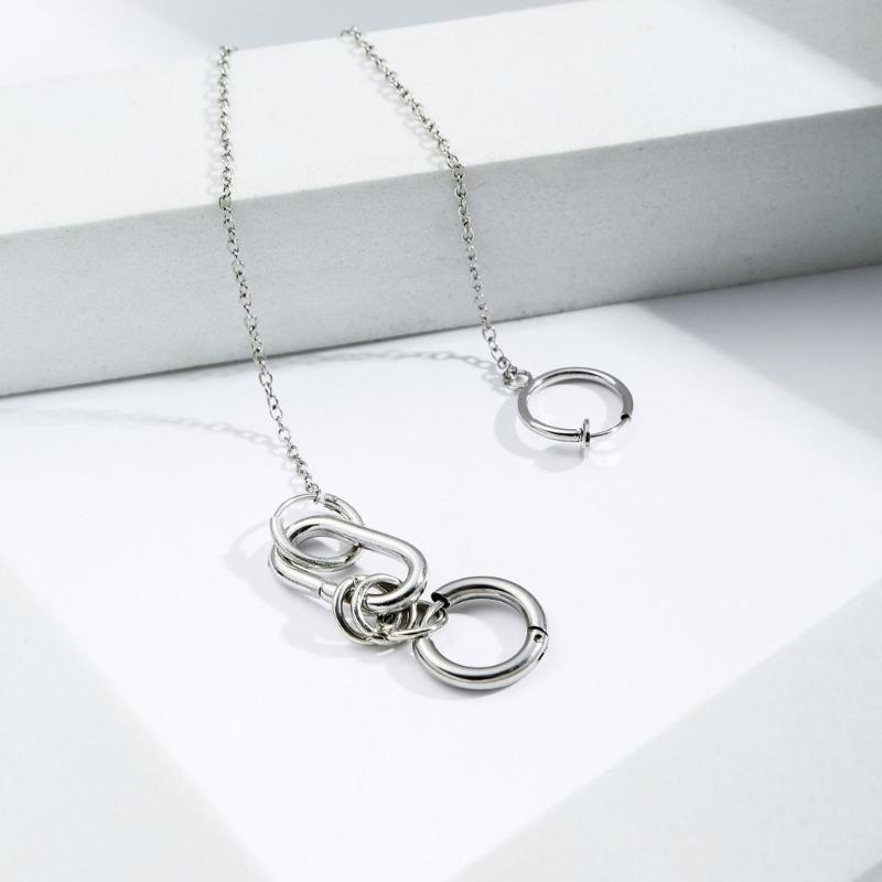 A52E Chain Linked Earrings Hin - Body Jewelry Materials 评论和价格