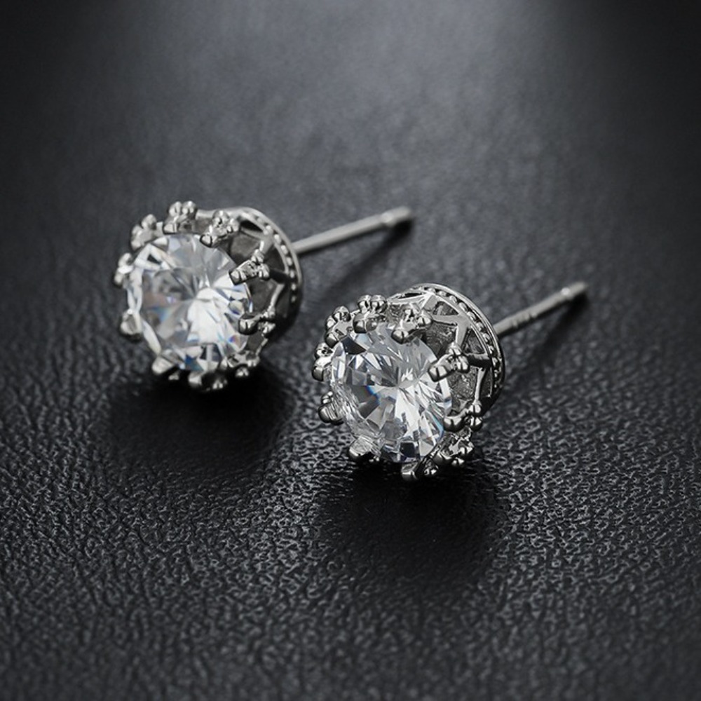 1pair Octagonal Star Zircon Lu - Body Jewelry High End 评论和价格