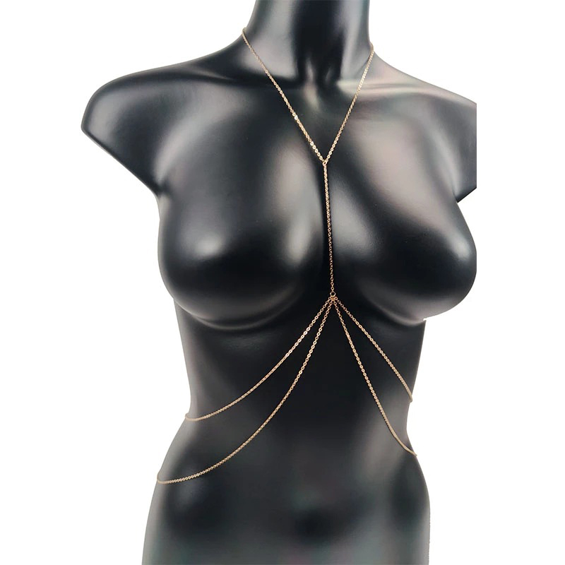 Body Jewelry Sexy Chest Chain  - Body Jewelry Harness 评论和价格