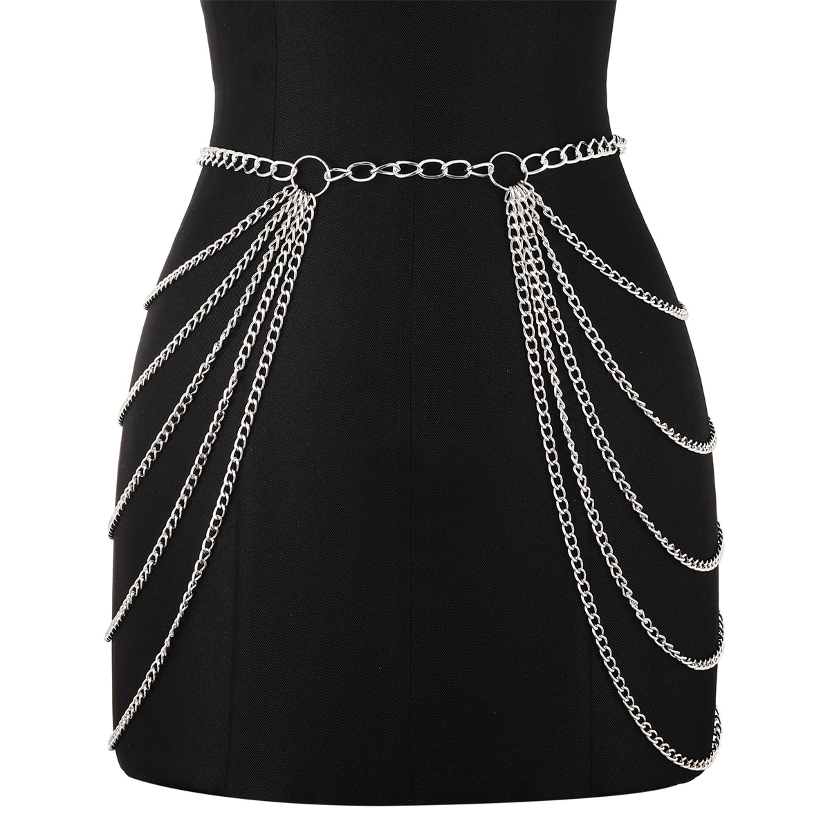 Metal Waist Chain Belt Multila - Body Jewelry Waist 评论和价格