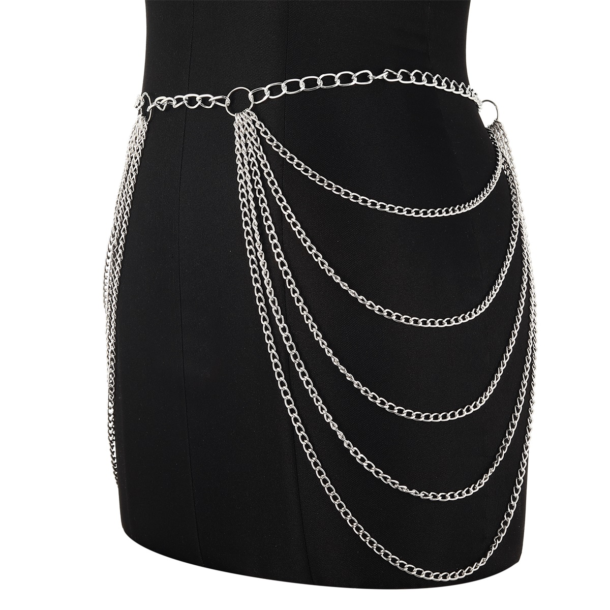 Metal Waist Chain Belt Multila - Body Jewelry Waist 评论和价格