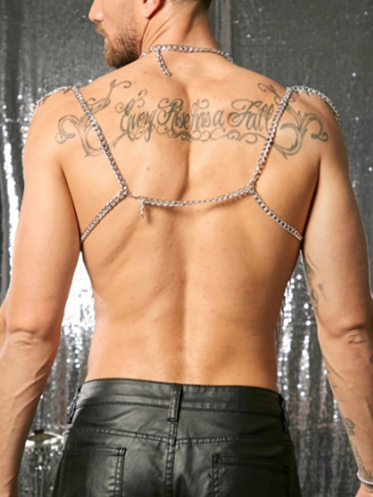 Tassels Chain Body Shoulder Se - Body Jewelry Harness 评论和价格