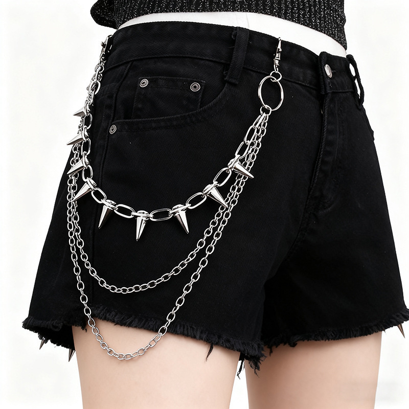 Unisex Hip Hop Punk Rock Metal - Body Jewelry Waist 评论和价格