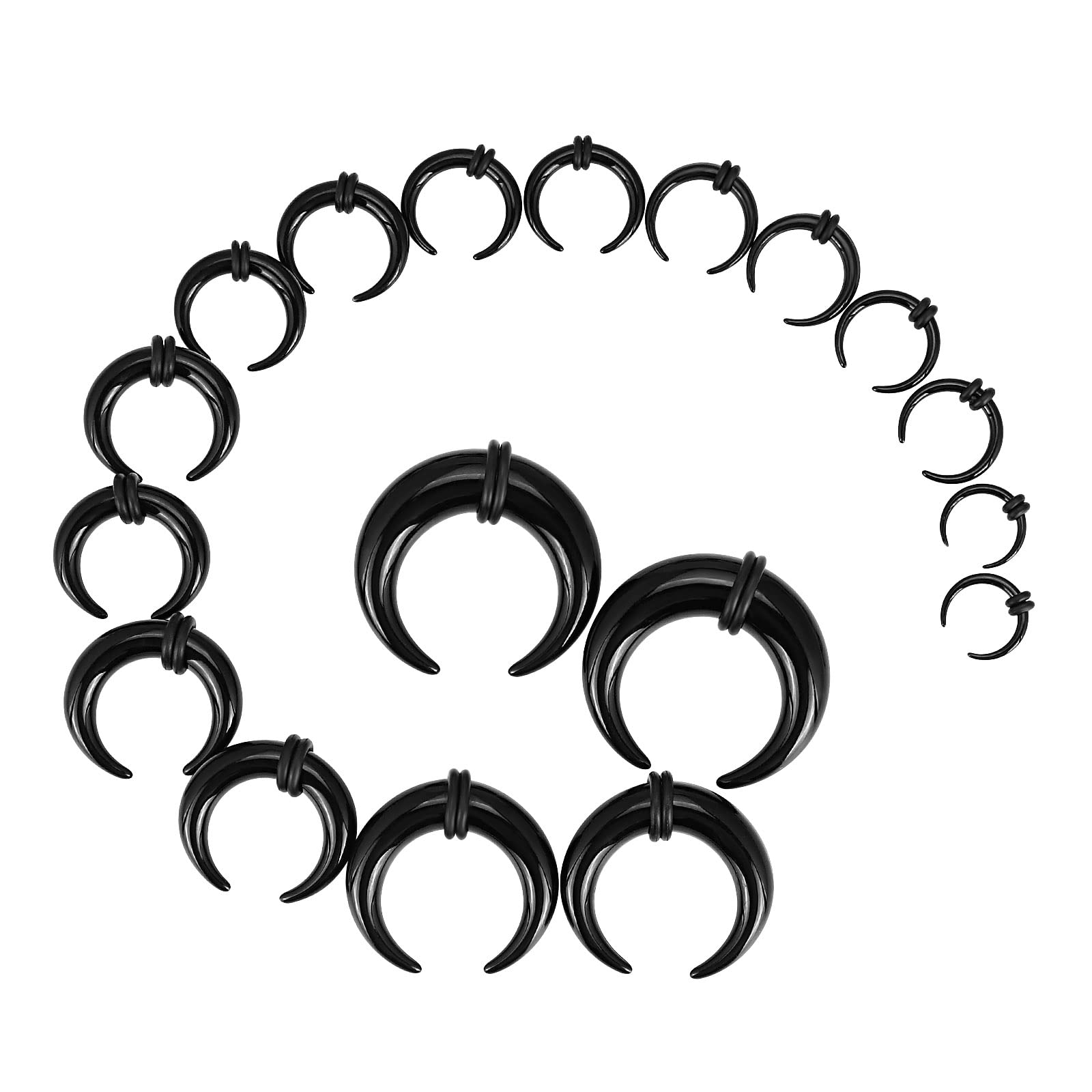 18Pcs Acrylic Septum Pincher T - Septum Clicker Ring 评论和价格