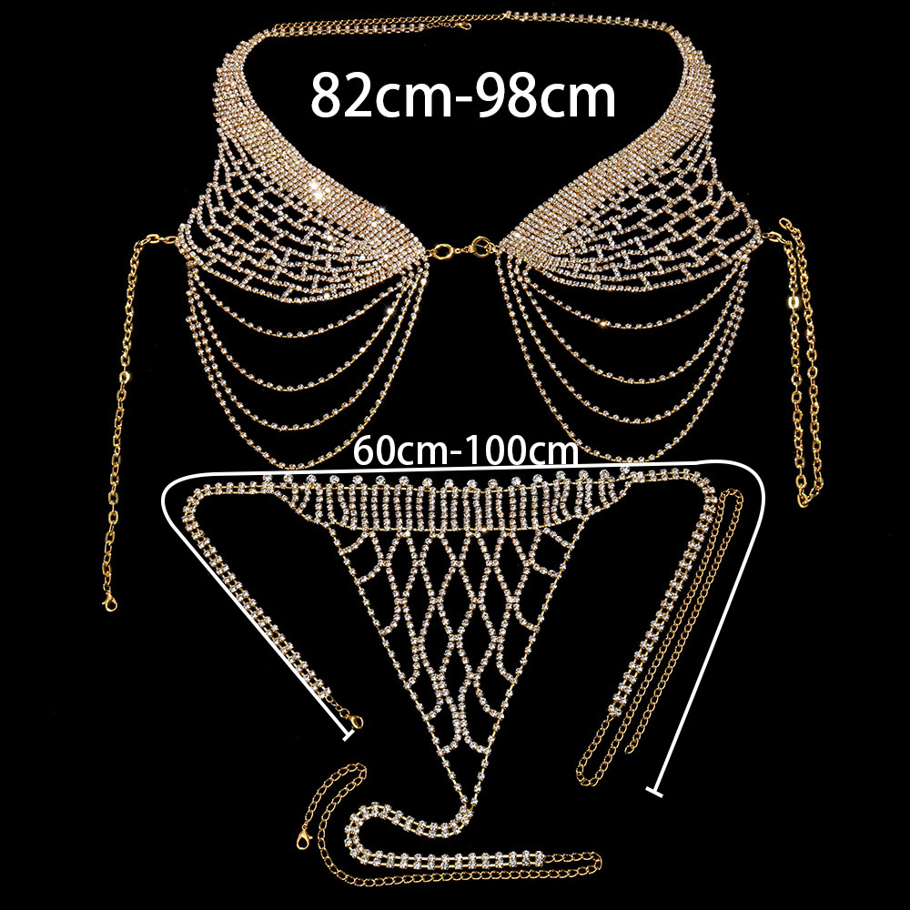 Stonefans Tassel Underwear Rhi - Body Jewelry Harness 评论和价格