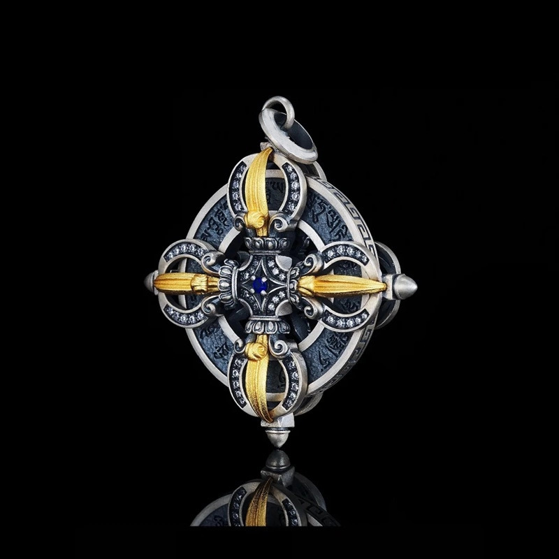 Silver retro diamond pestle pe - Body Jewelry High End 评论和价格
