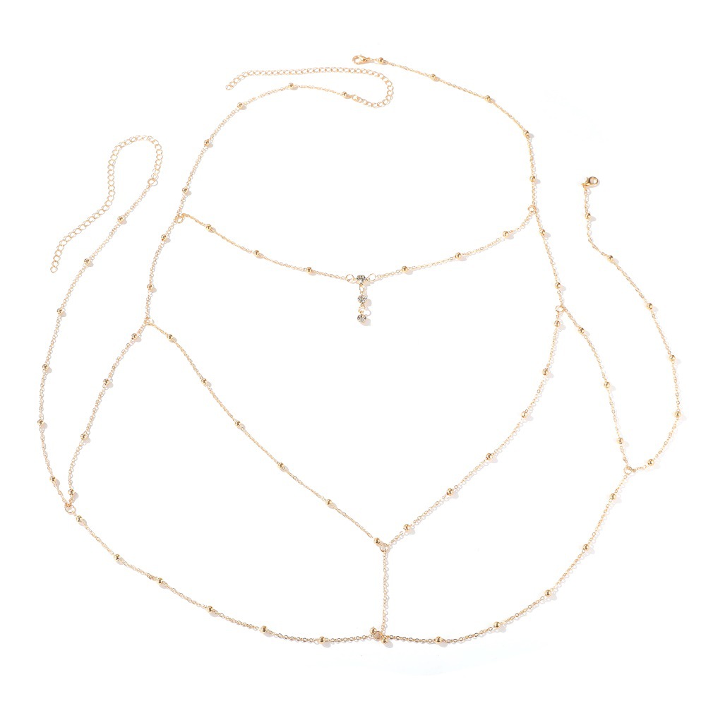 Sexy Crystal Chest Chain Harne - Body Jewelry Harness 评论和价格