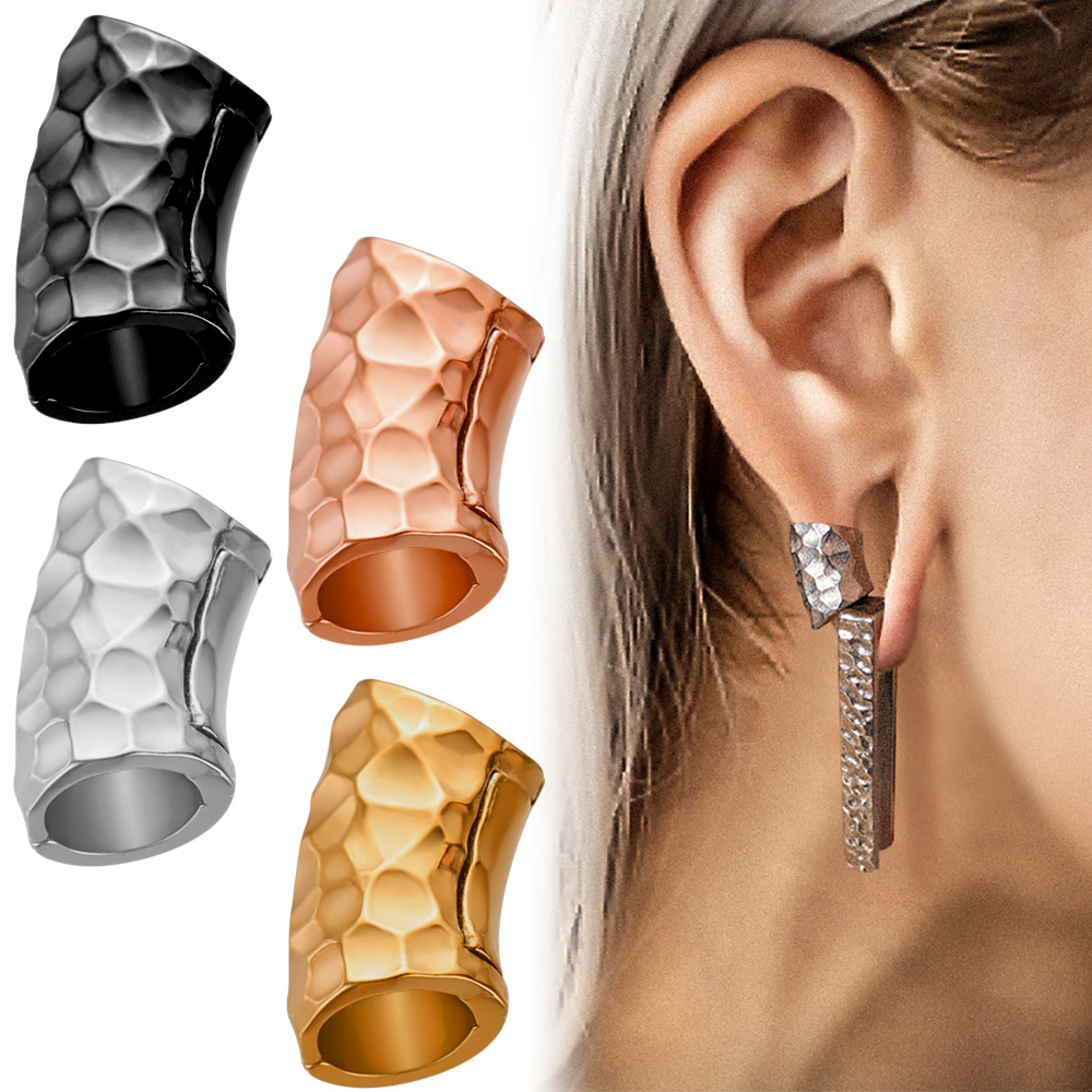 Giga 1/2Pcs Hammered Ear Weigh - Body Jewelry Hangers 评论和价格