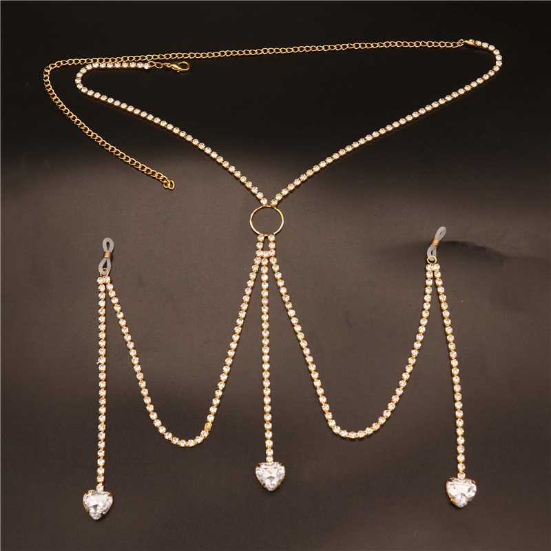 2023 New Fashion White Heart N - Body Jewelry Harness 评论和价格