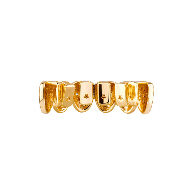 Hot New Hip-Hop Round Zircon I - Body Jewelry High End 评论和价格