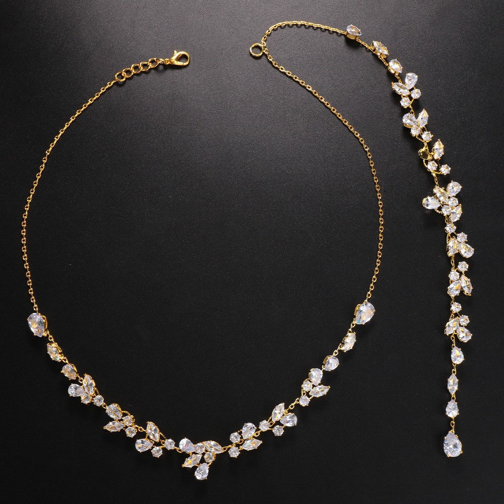 Luxury Leaf Silver Body Chain  - Body Jewelry Harness 评论和价格