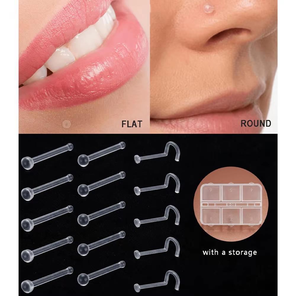 20pcs/Box Acrylic Round Ball L - Body Jewelry Materials 评论和价格