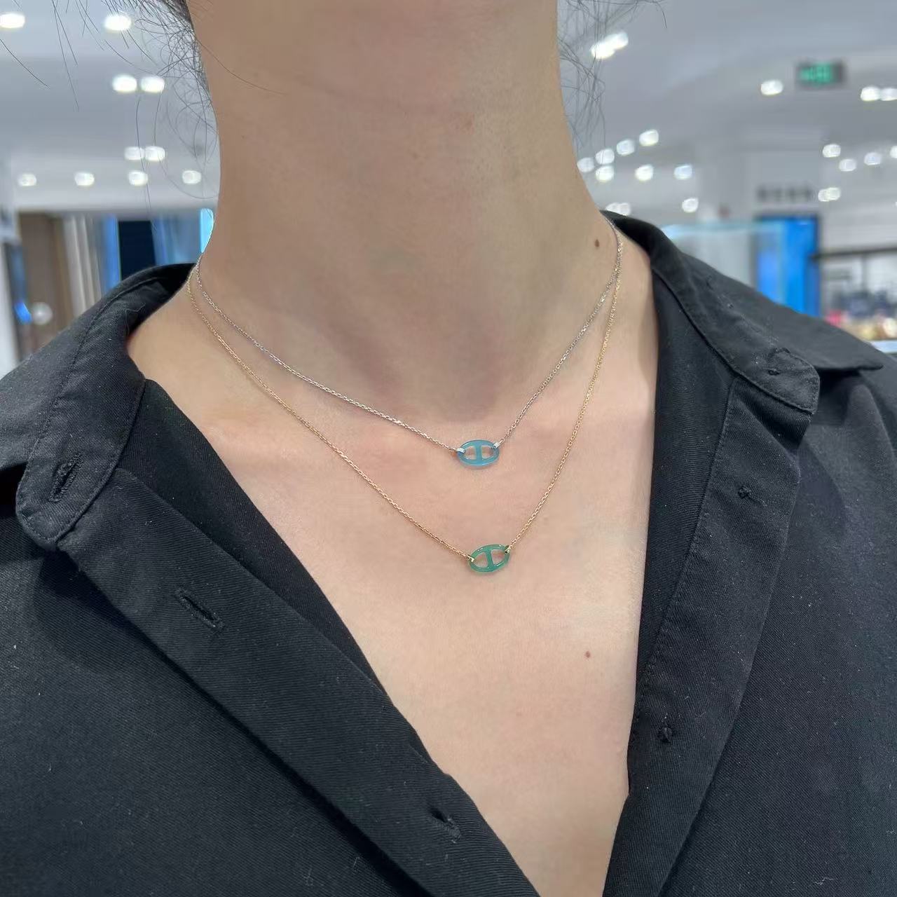 S925 sterling silver simple pi - Body Jewelry High End 评论和价格