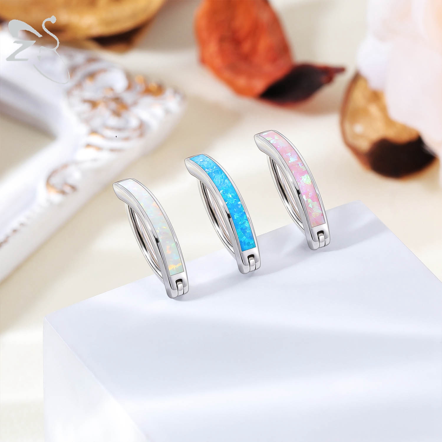 ZS 1 PC 925 Sterling Silver Na - Septum Clicker Ring 评论和价格