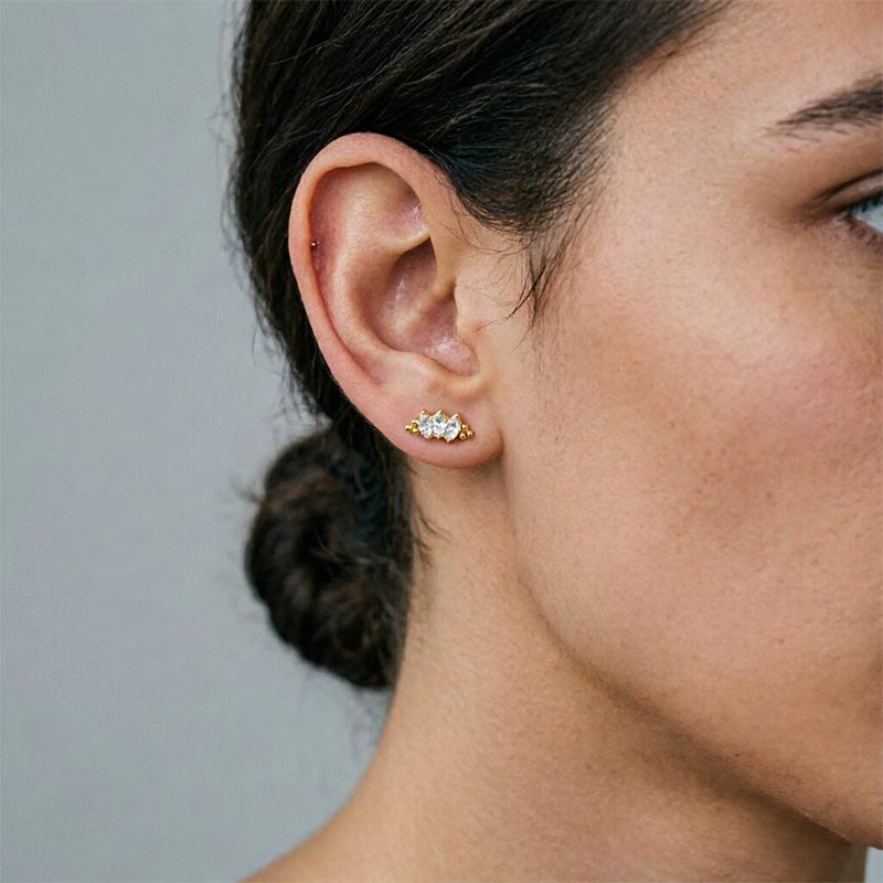 Ear Piercing Jewelry Titanium  - Body Jewelry High End 评论和价格