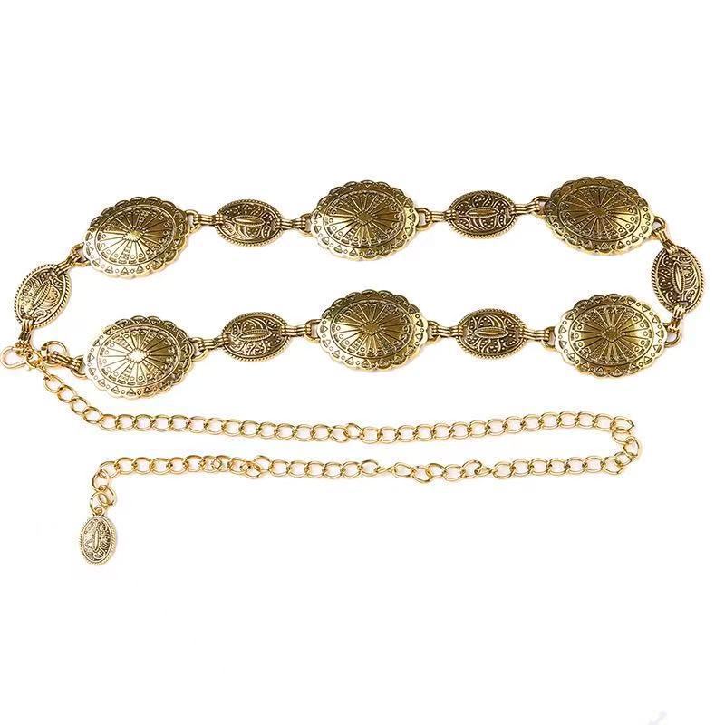 Ladies' retro style metal wais - Body Jewelry High End 评论和价格