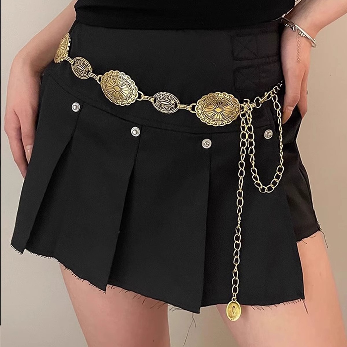 Ladies' retro style metal wais - Body Jewelry High End 评论和价格