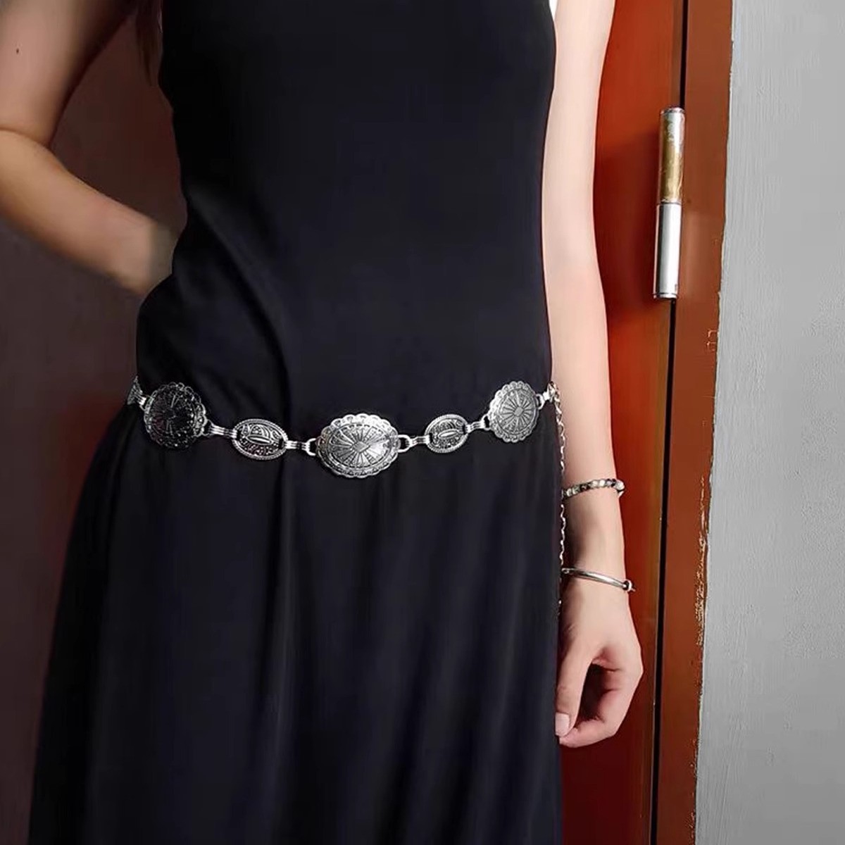 Ladies' retro style metal wais - Body Jewelry High End 评论和价格