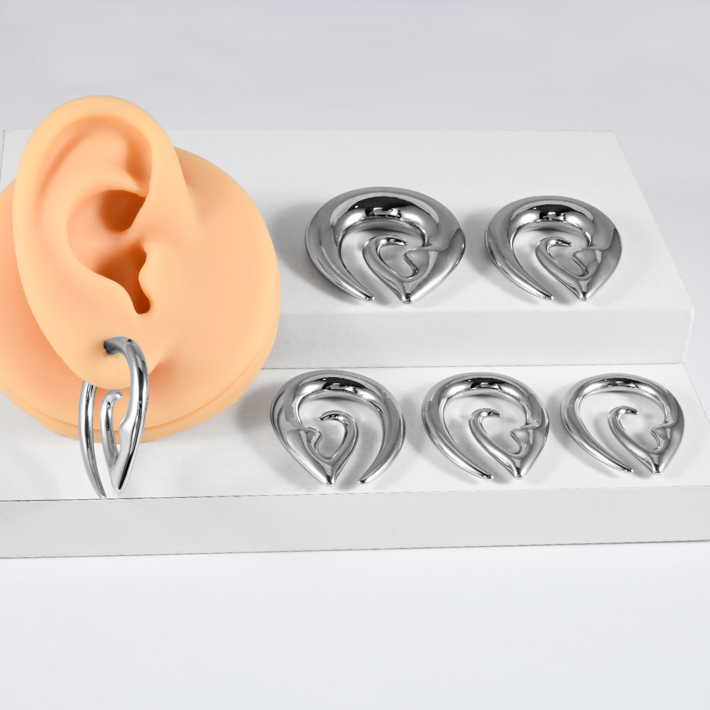1PC Stainless Steel Silvery Ha - Body Jewelry Hangers 评论和价格