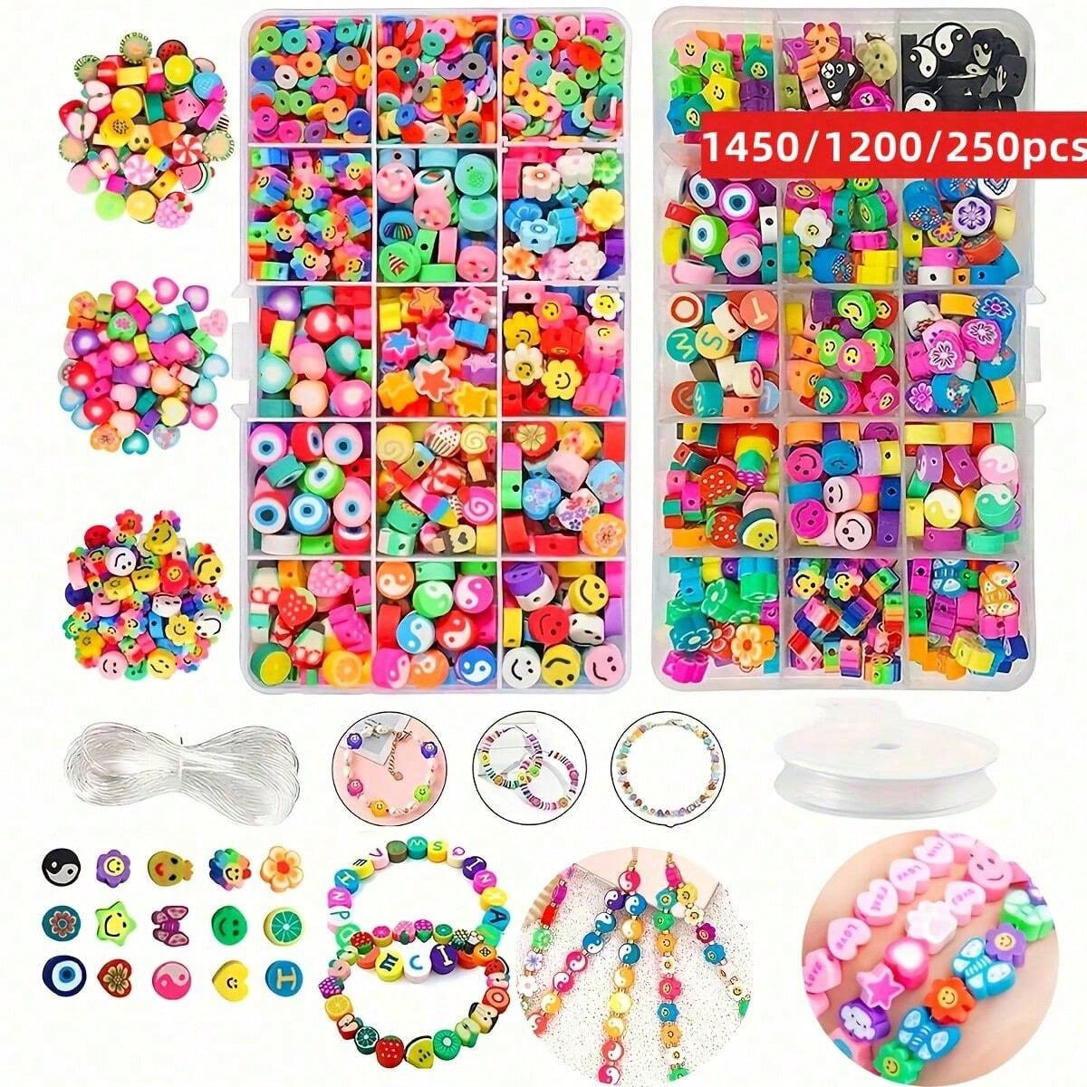 1450/1200/250pcs Polymer Clay  - Body Jewelry Organizer 评论和价格
