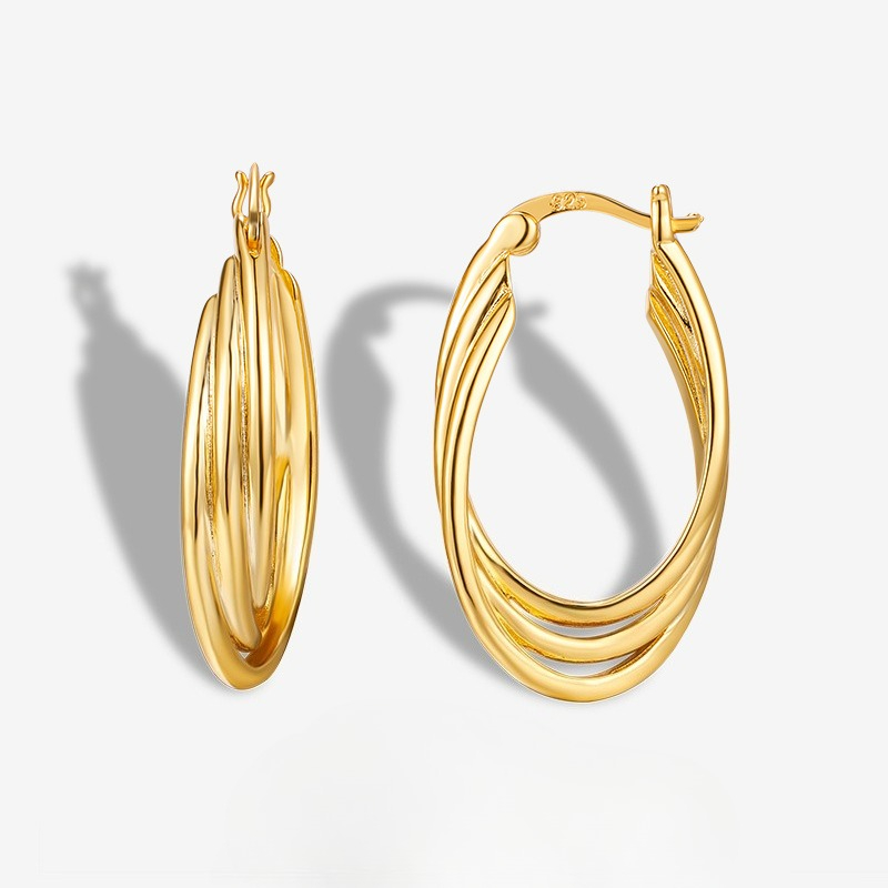 New S925 Silver Earrings with  - Body Jewelry High End 评论和价格