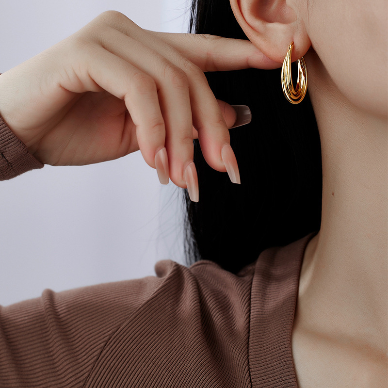 New S925 Silver Earrings with  - Body Jewelry High End 评论和价格