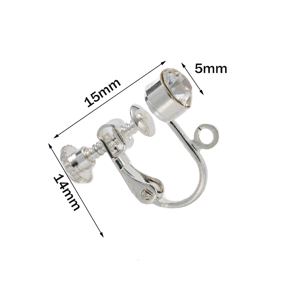 10pcs Brass Clip on Earring Co - Body Jewels 评论和价格