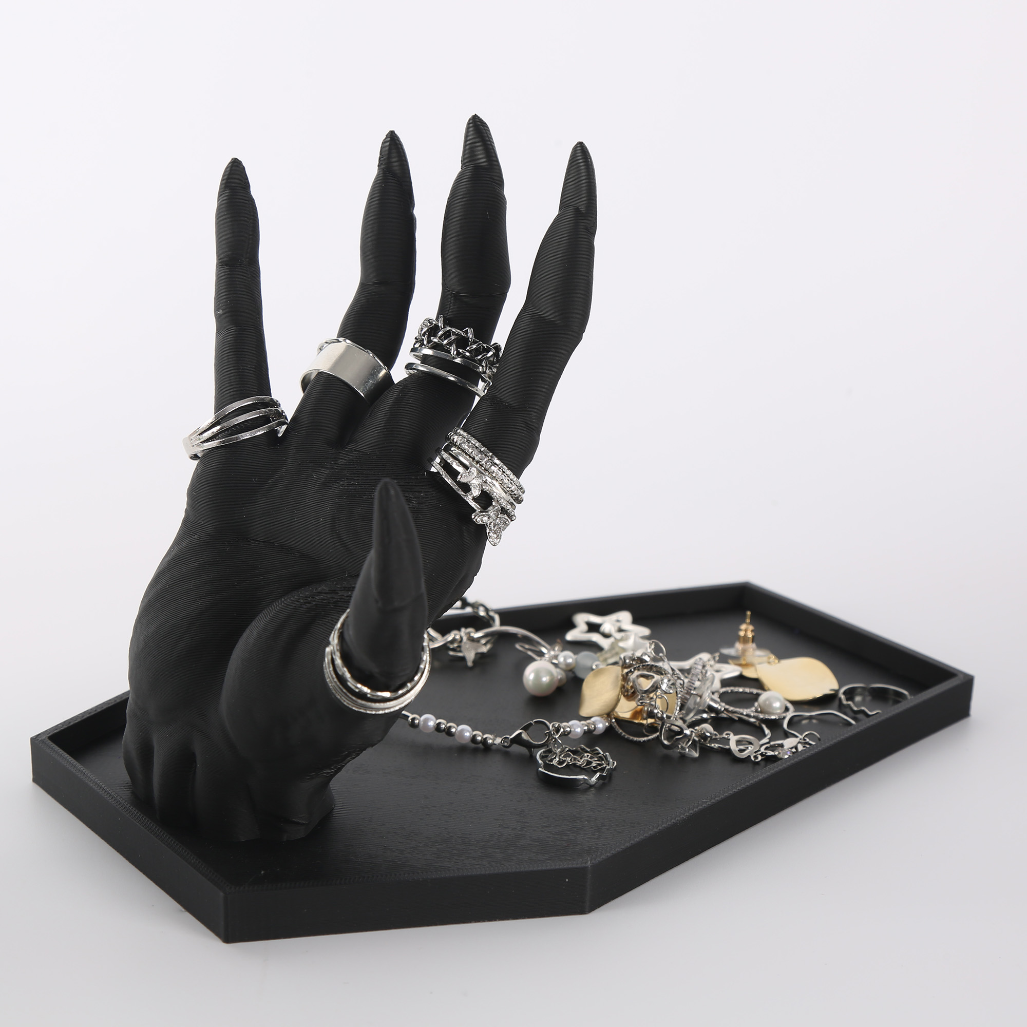 Dark Style Devil's Hand Jewelr - Body Jewelry Websites 评论和价格