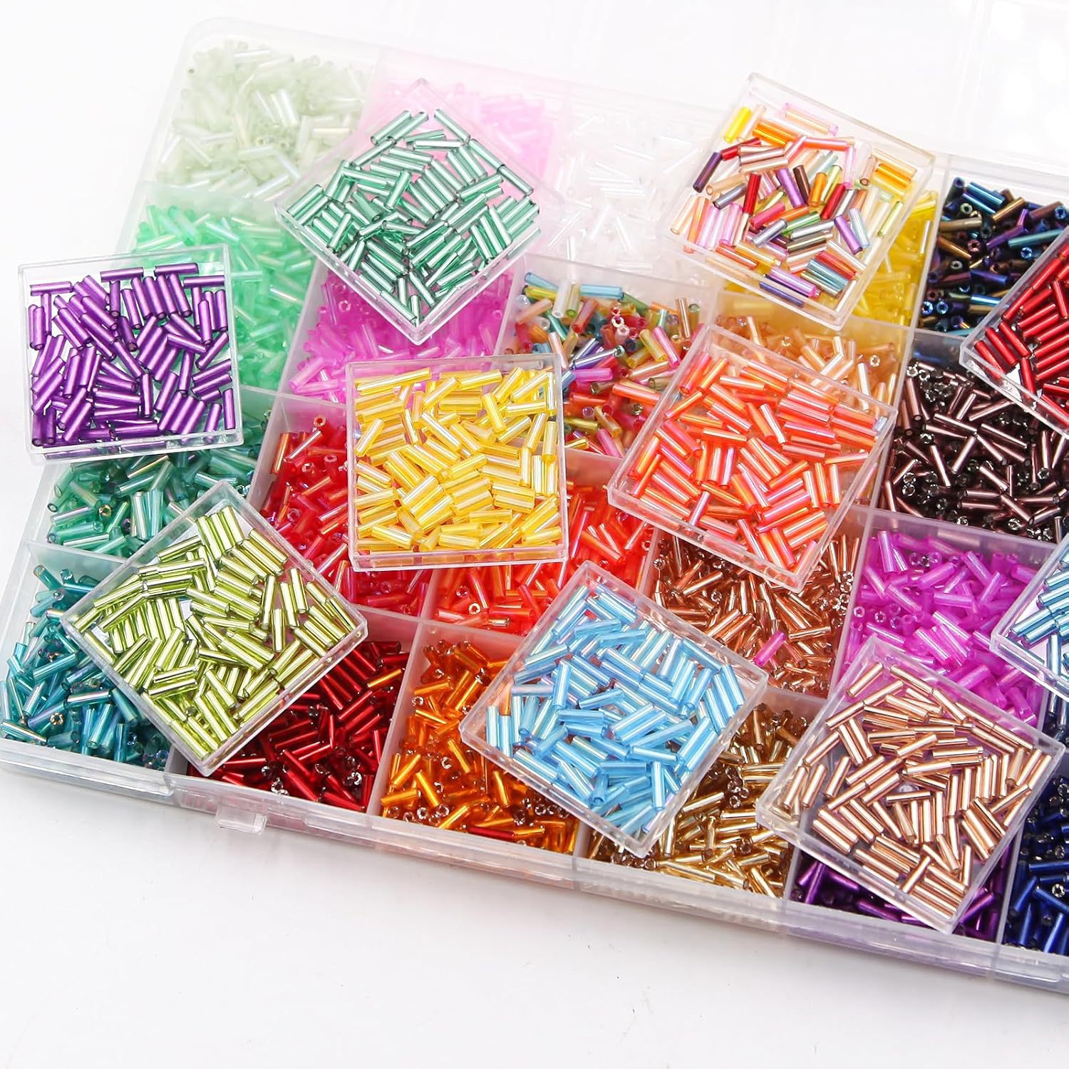 About 6720Pcs/Box 7mm 28 Color - Body Jewelry Organizer 评论和价格