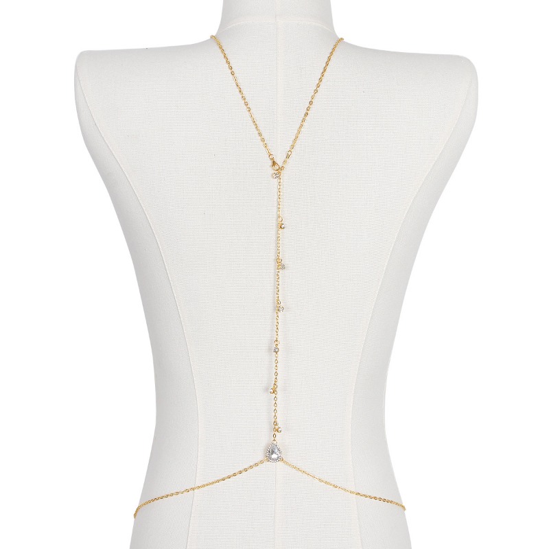 Bride Backless Rhinestone Wate - Qualiti Body Jewelry 评论和价格