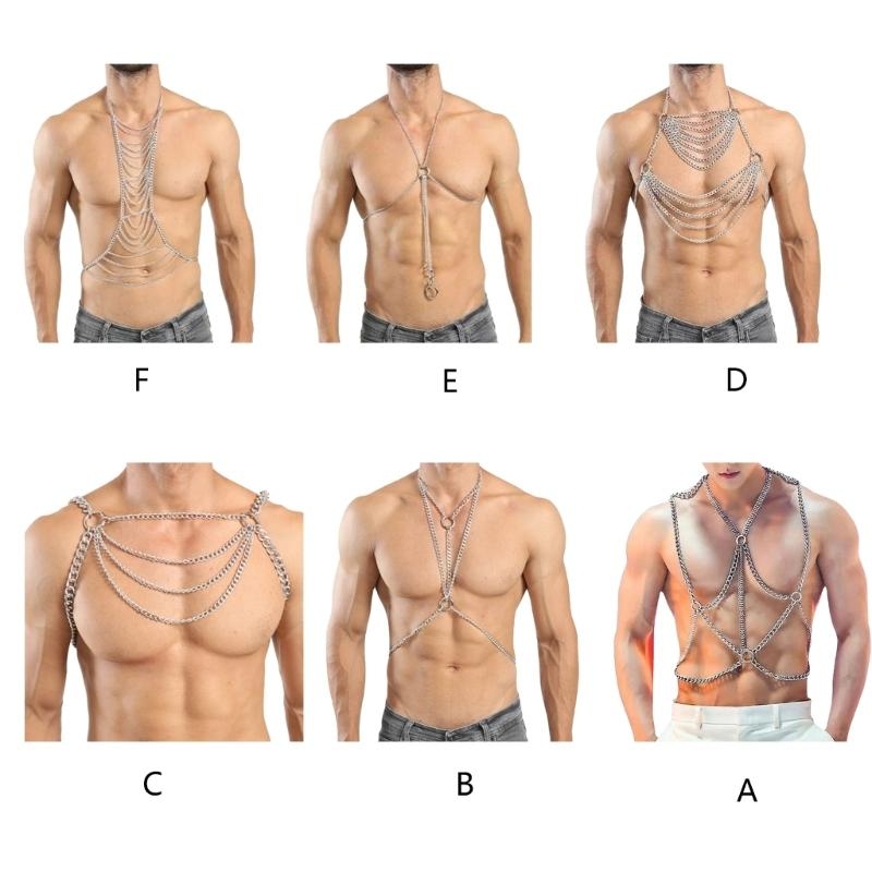 Y5GC Punk Body Chain Harness f - Body Jewelry Harness 评论和价格