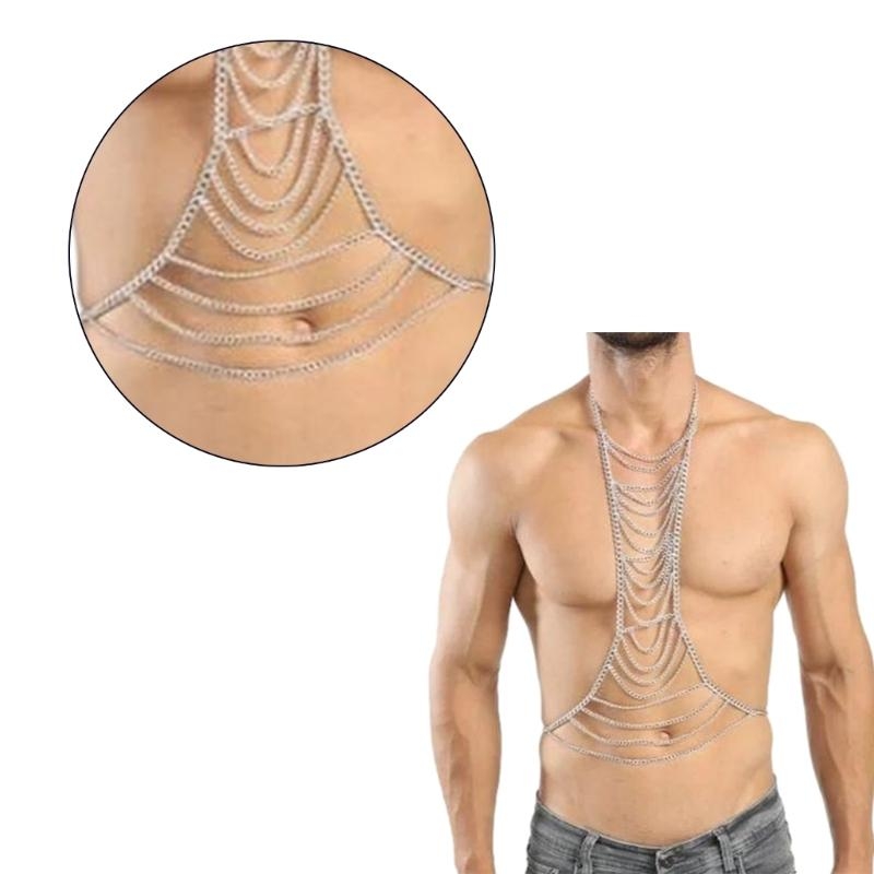 Y5GC Punk Body Chain Harness f - Body Jewelry Harness 评论和价格