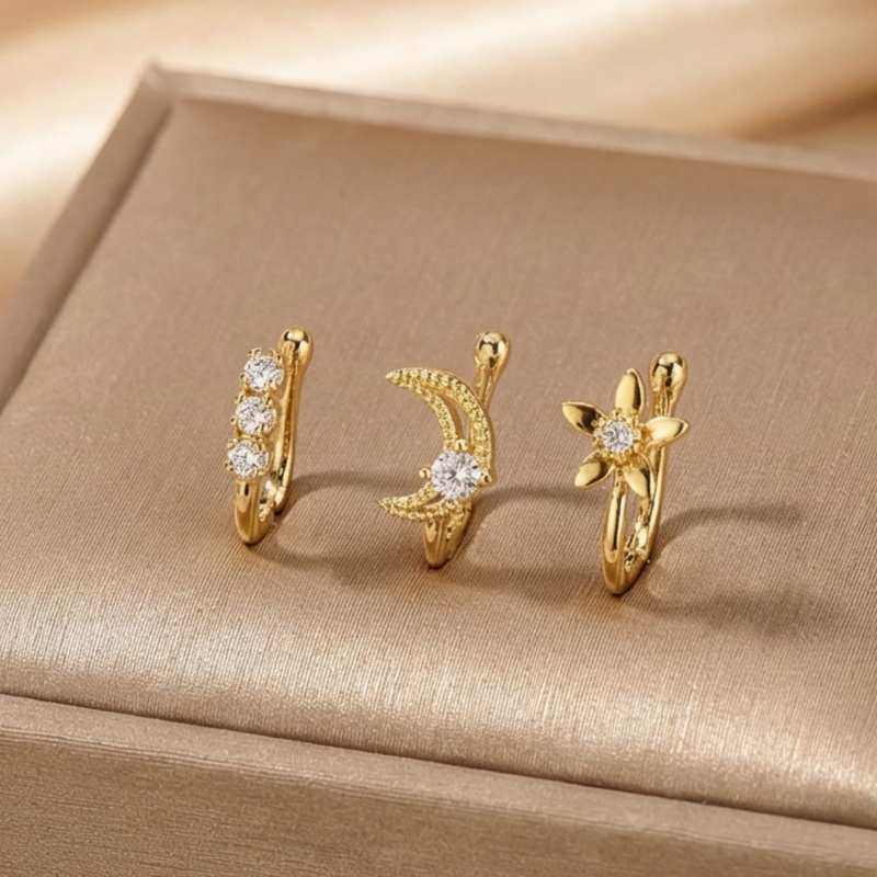 3-piece retro light luxury nos - Body Jewelry Materials 评论和价格