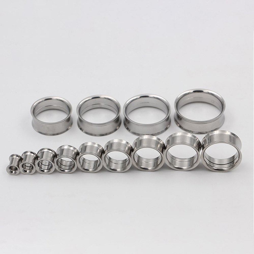 1 Pair/12 Pairs Set Stainless  - Body Jewelry Gauges 评论和价格