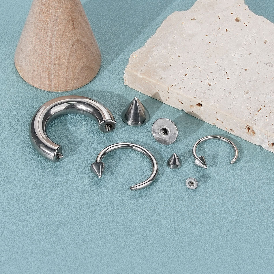 1PC Stainless Steel Big Size H - Body Jewelry Gauges 评论和价格