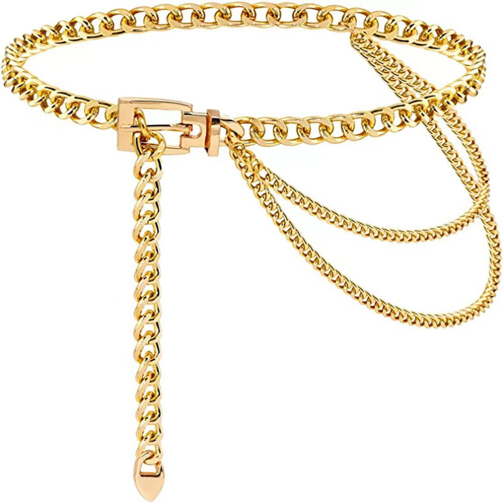 Punk Waist Chain Metal Belt La - Body Jewelry Harness 评论和价格