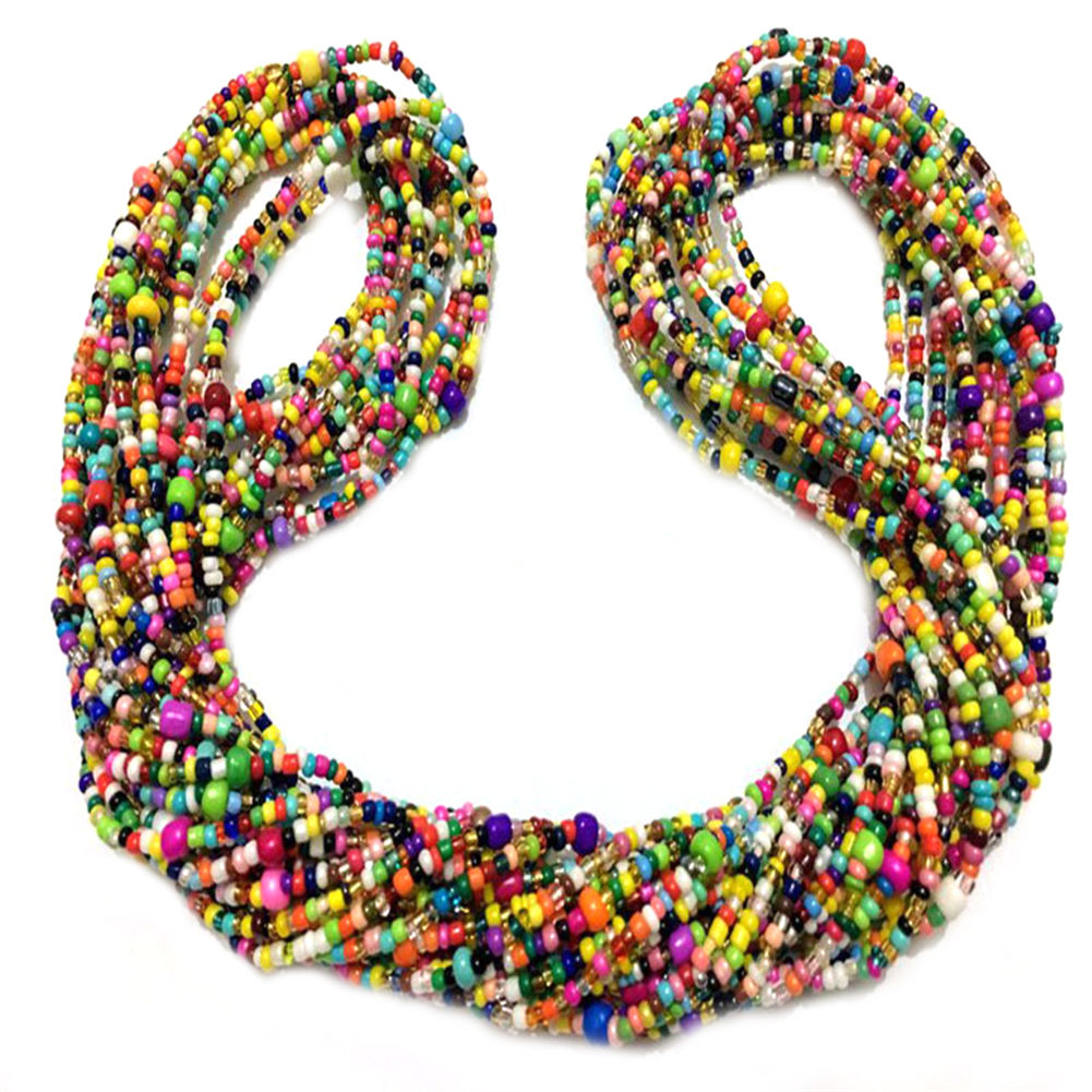 Women Layered Beaded Belly Cha - Body Jewelry Chain 评论和价格