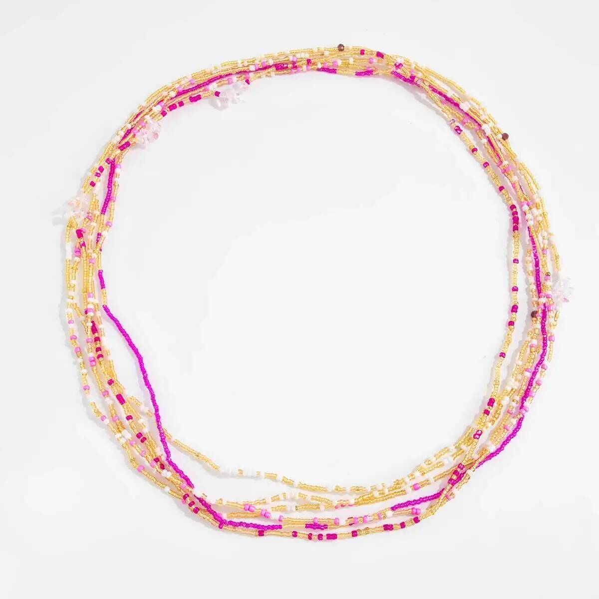 SHIXIN 6Pcs/Set Boho Colorful  - Body Jewelry Chain 评论和价格